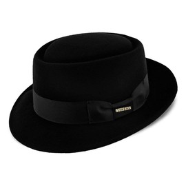 Stetson Cranston Men's Wool Dress Hat Black