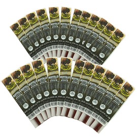 Original Delicious BEST Exotic Pack - 3 Types of Wild Game 1 Oz. Stick – Elk, Buffalo and Venison with Pork Sticks – No Antibiotics or Hormones (Buffalo Original, Buffalo Original 24 Sticks)