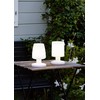 Reality Leuchten Dora Outdoor Table Lamp, Plastic, 1.5 W, White