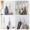 Coat Rack Hooks Wall Mounted, Silver 8Packs, KYOEON Bath Towel