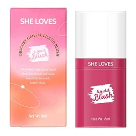 Crema de Rubor líquido | Rubor Líquido Belleza RARA - Aspecto Natural, Maquillaje de Rubor para mejillas, sensación de borrosidad Avanzada, Regalo de Navidad