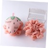 Mobestech 3sets Cartoon Bath Loofah Balls Exfoliating Body Wash Sponge