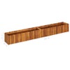 vidaXL Acacia Wood Raised Garden Bed - Outdoor Rectangular Planter