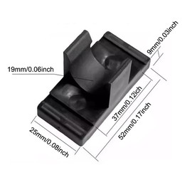 SquEqu 5 Pack Camping Table Top Tube Clamp Connector Replacement Roll up Tabletop Clip Buckle Fastener for Outdoor Compact Folding Table Portable Aluminum Lightweight Roll-up Picnic Table