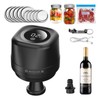 Newise Upgraded Electric Mason Jar Vacuum Sealer, 3-in-1 Automatic Vacuum Sealer Kit with Wide and Regular Mouth Mason Lids, Portable Mason Jar Sealer for Vacuum Bag, Wine Bottle, Gifts for Mom