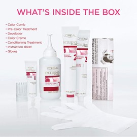 L'Oreal Paris Excellence Creme Permanent Hair Color, 1BB Velvet Black, 100 percent Gray Coverage Hair Dye, Pack of 1