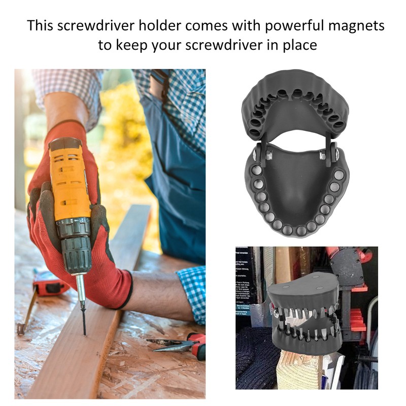 Denture Drill Bit Magnetic Holder Stainless Steel Drill Bit Holder
