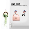 8Pcs Apple Shape PunchFree Hook WallMounted Sticking Hook Kitchen Bathroom