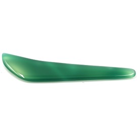 Dtacke Green 11cm/4.3" Polishing Burnisher Natural Agate Knife Gold Silver Jewellery Hand Polishing Burnisher Tool