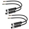 YACSEJAO 2 Pair M8 5 Pin Serial Cable 2 Male+2
