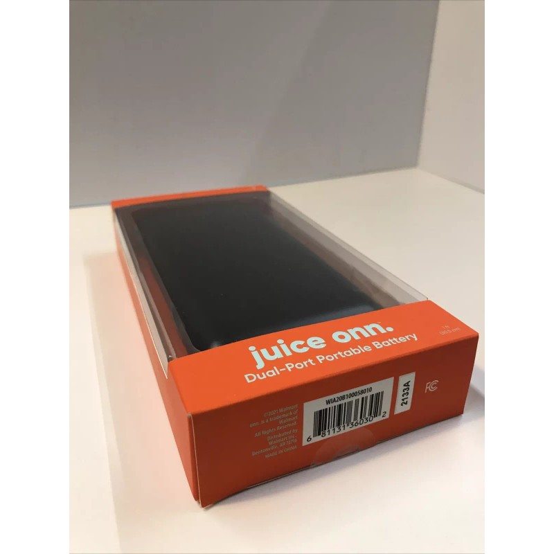 juice onn ONN Dual-Port Portable 20k Battery