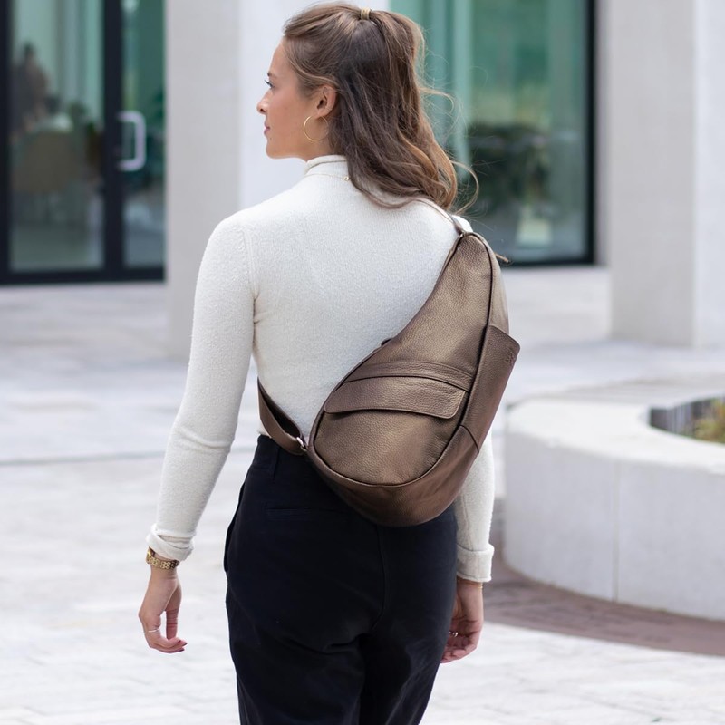 AmeriBag Classic Leather Healthy Back Bag Extra Small (Espresso)