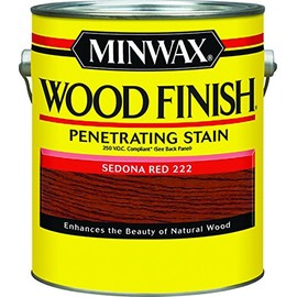 Minwax Wood Finish Semi-Transparent Sedona Red Oil-Based Wood Stain 1 gal.