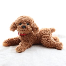 Toy Poodle Plush Dog, Real, Real, Handmade, Gentle Texture, Cute Healing Dog, Stuffed Toy, Body Pillow, Cute, Sleeping All, Fluffy, For Kids, Girlfriend, Elderly, Christmas, Anniversary, Birthday