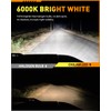 OXILAM H4 LED Bulbs, 9003/HB2 Replacement, 22000LM 6500K White, 1:1