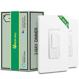 3 Way Smart Dimmer Switch by Martin Jerry | SmartLife App, Compatible with Alexa as WiFi Light Switch Dimmer, Works with Google Assistant