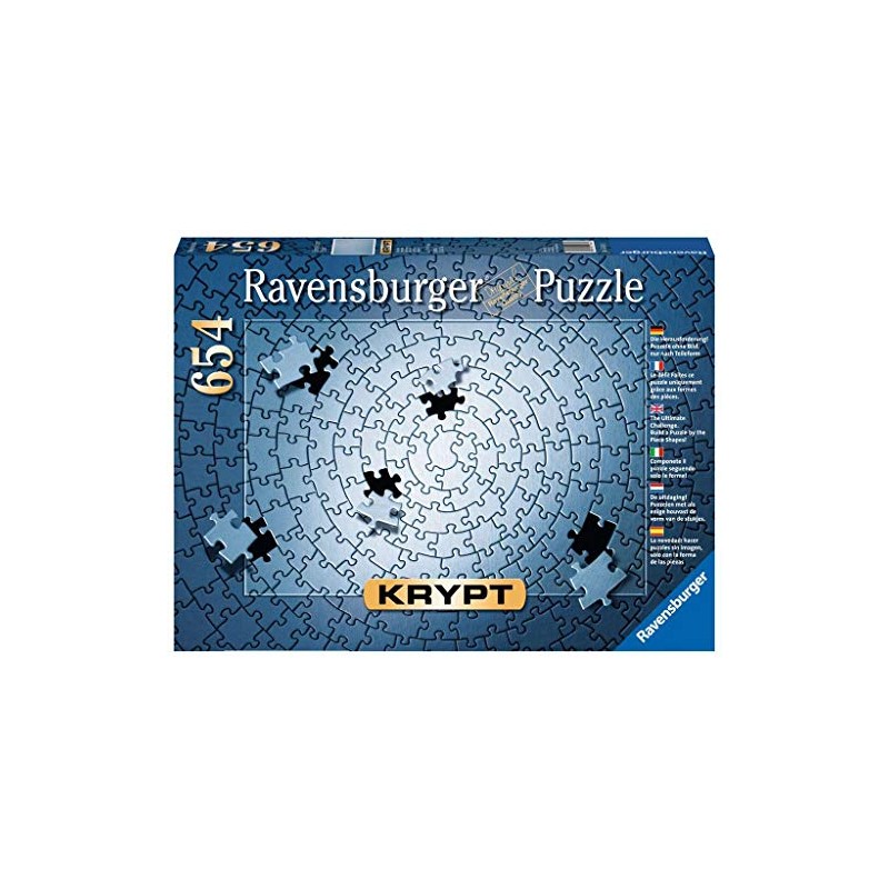 Ravensburger 15964 Rompecabezas Krypt: Silver de 1000 Piezas Softclick, Plata