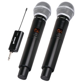Gemini HWM02 UHF Wireless Microphone Dynamic System w/USB Rechargeable Receiver