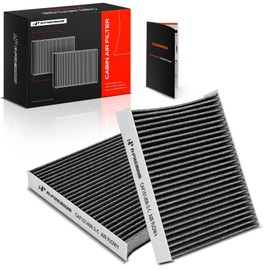 A-Premium Filtro de aire de habitáculo 2-PC con carbón activado compatible con Infinit FX35, G35 y Nissan Altima, Murano, Sentra, X-Trail y Mitsubishi