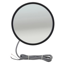 Grote 12283 8" Round Convex Mirrors with Center Mount Ball Stud, Heated Mirror