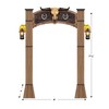 Beistle 7' 6" x 6' Cardboard Western Archway Photo Prop,