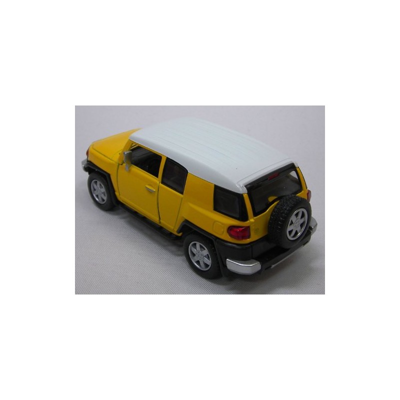 KiNSMART 1/36 TOYOTA FJ Cruiser 黄 トヨタ FJ クルーザー