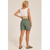 Maacie - Pantalones cortos de algodón para maternidad con cordón