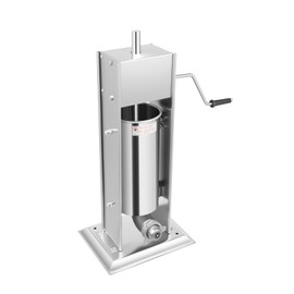 PSUFURV 5L Manual Churro Maker, Vertical Stainless Steel Churro Maker Latin Fruit Machine with 6 Different Shapes Mold Churros Makers Machine for Bakery Buffet Restaurant Food Factory