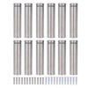 12 Set Stainless Steel Standoff Screws 19x80mm Advertising Screws Mounting