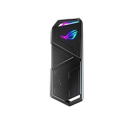 ASUS ROG Strix Arion M.2 NVMe SSD Enclosure-USB3.2 GEN2 Type-C (10 Gbps), Dual USB-C to C and USB-C to A Cables, Screwdriver-Free, Thermal Pads Included, Fits PCIe 2280/2260/2242/2230 M Key/B+M Key