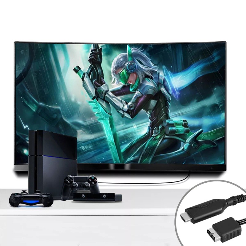 For Sony PS1 PS2 to HDMI Adapter Cable Game Console