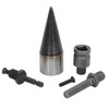 Firewood Bit Ti Coating Carbon Steel Efficient Cutting Wood Splitter