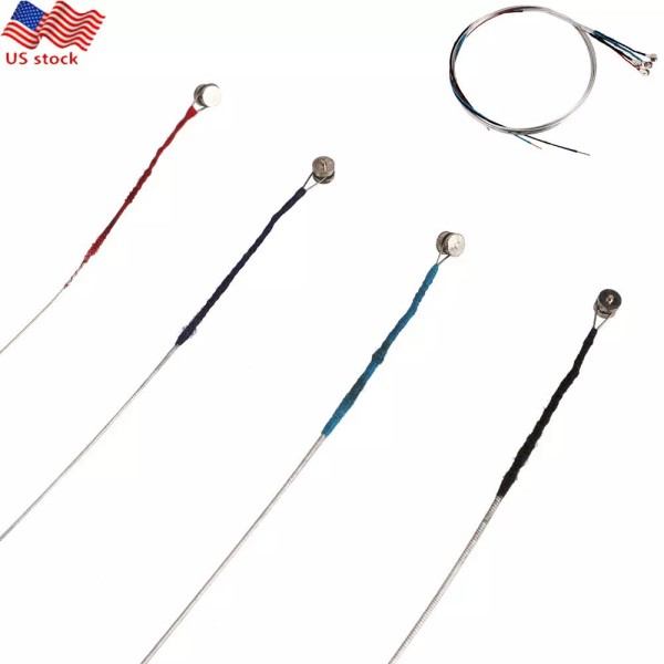 Unbranded 4Pcs/Set For 3/4 4/4 Size Violin Strings E/A/D/G Nickel