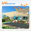 TANG Sun Shade Sail 10'x18' Beige Rectangle Sunshade Cloth UV