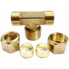 1/2 Tube OD Compression x 1/2 Male NPT Branch Tee