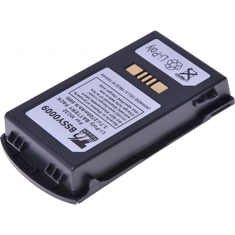 T6 Power Akku für Zebra Barcode-Scanner, Teilenummer BTRY-MC320101, Li-Poly, 3,7