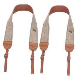 Operitacx 2 Stück Kameragurt für DSLR Universeller Schultergurt Verstellbar Komfortabel für Outdoor Nutzung Vintage Nackengurt für Frauen für Fotografie Enthusiasten