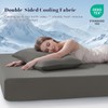 Cooling Fitted Sheet Set Queen Size, Q-Max>0.4, Charcoal Grey