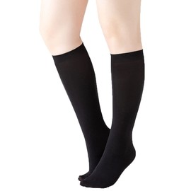 Gold Japan Women's Stocking Socks, High Socks, Large Size, Black