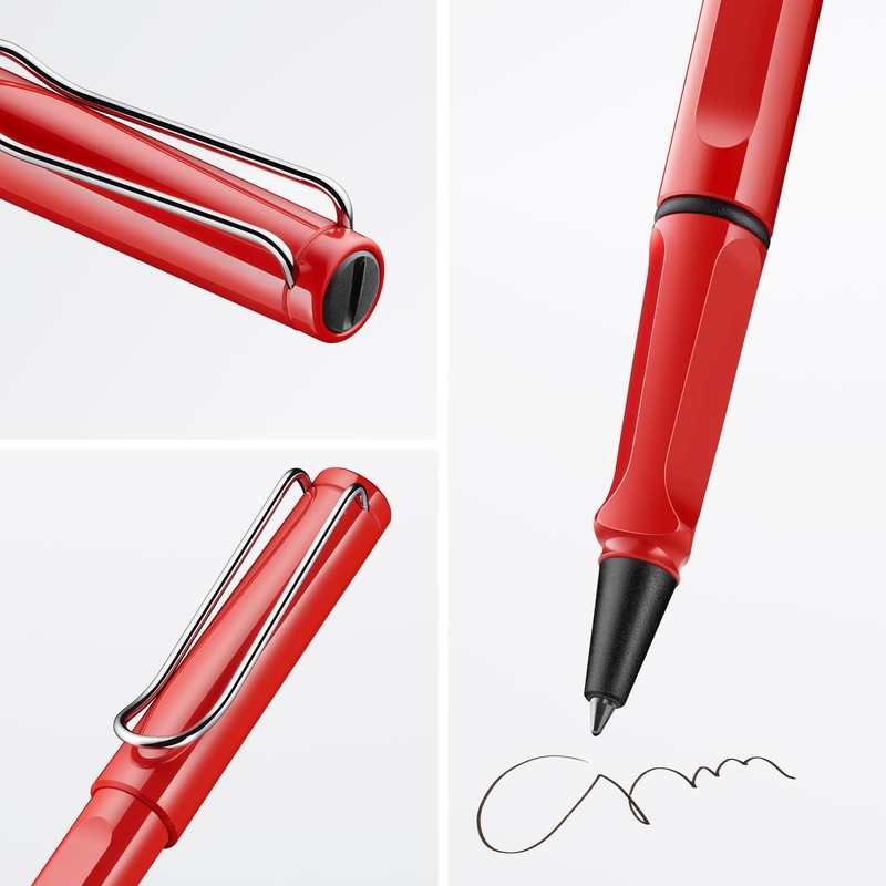 Lamy safari red - Rollerball Pen with ergonomic grip &