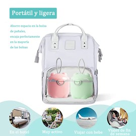 Dispensador de Leche en Polvo con Cuchara,1140ml Portátil Caja de Almacenamiento de Leche,Contenedor de Alimentos,Dispensador de Fórmula para Bebé