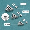 M2 M2.5 M3 Countersunk Bolts and Set, Torx Screws Set,