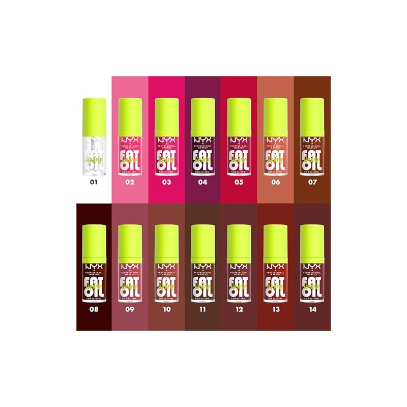 NYX PROFESSIONAL MAKEUP Fat Oil Lip Drip Gloss Tono My