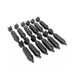 Toy Essentials 12 pc Toy Military Navy Submarine Torpedo Missiles for Playsets or Diorama Set