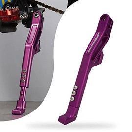 JFG RACING Kickstand for Surron Light Bee,CNC Foot Pegs Kick Stand for Electric Dirt Bike Surron Light Bee X and S/Talaria Sting/X160/X260-Purple