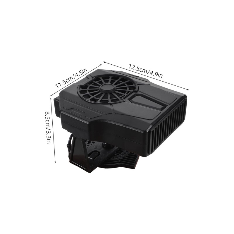 Mobestech 12v Car Heater Mini Windshield Defogger Auto Cool Fan