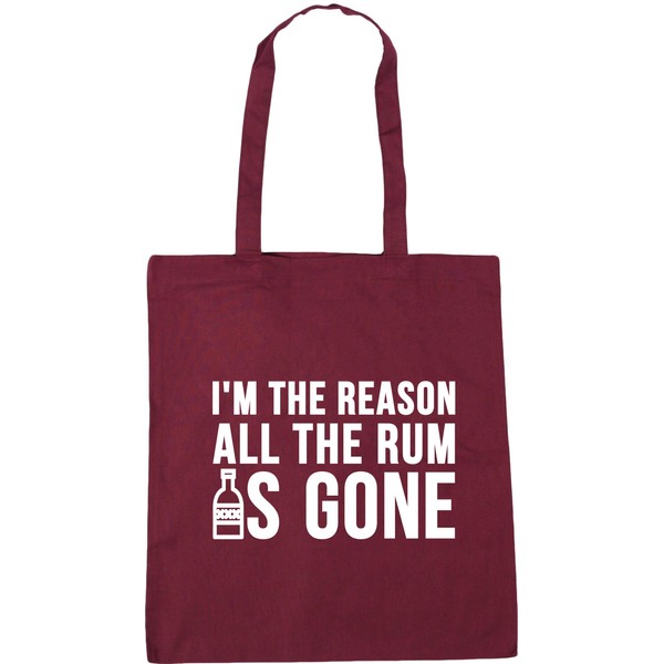 Hippowarehouse I'm the reason all the rum is gone Tote