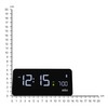 Braun Digital Alarm Clock with VA LCD Display, 10W Qi