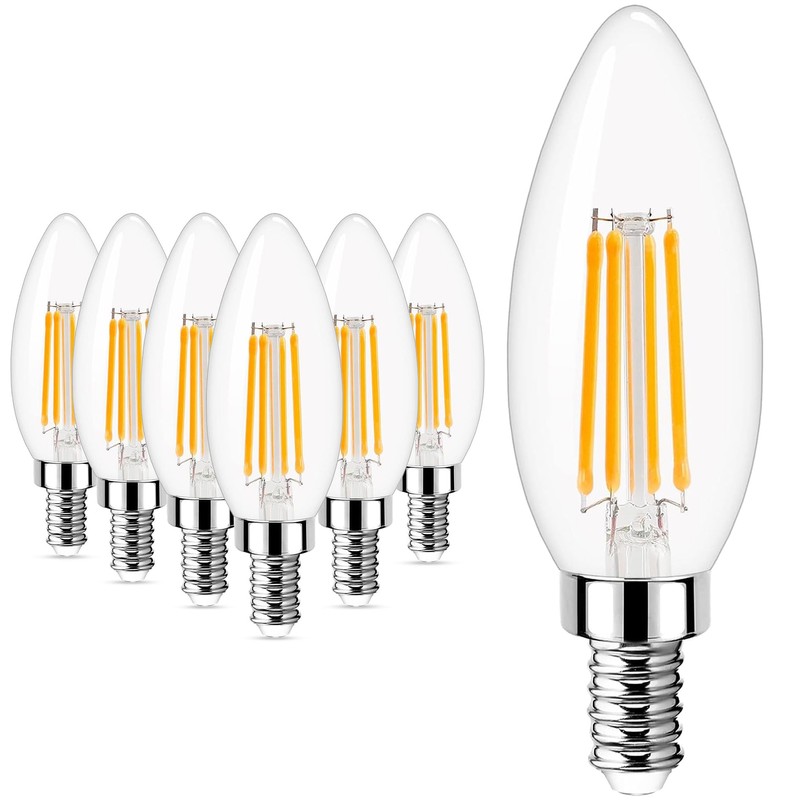 GOLSPARK E12 LED Bulb Dimmable, Candelabra LED Bulb 40W Equivalent,