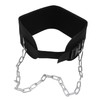 Mikinona 1Pc Weightlifting Waist Belt with Chain Durable Fitness Pull